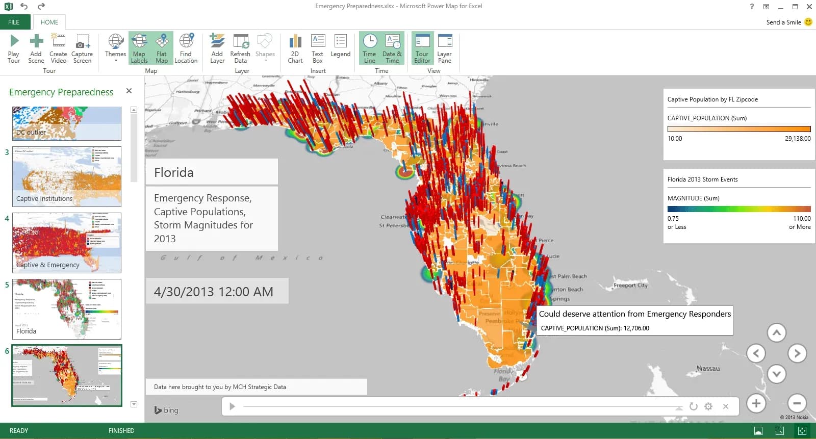Excel 3D Maps