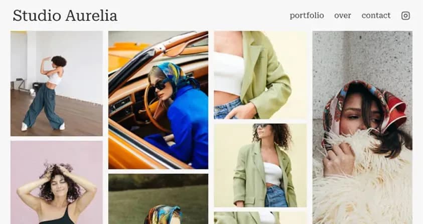 fotogratie website maken