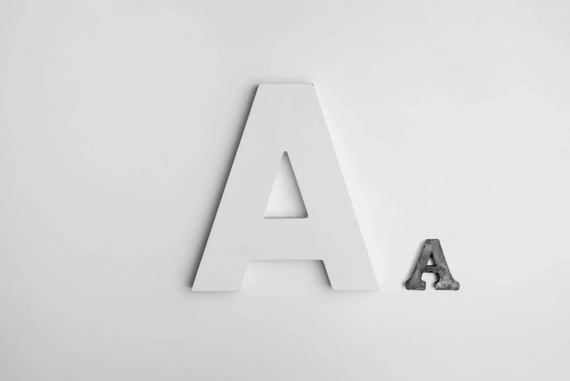 lettertype voor websites