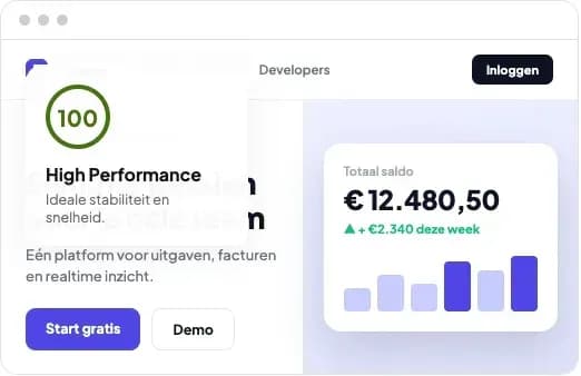 Snelle webhosting doormiddel van caching en snelle nvme SSD hardware.