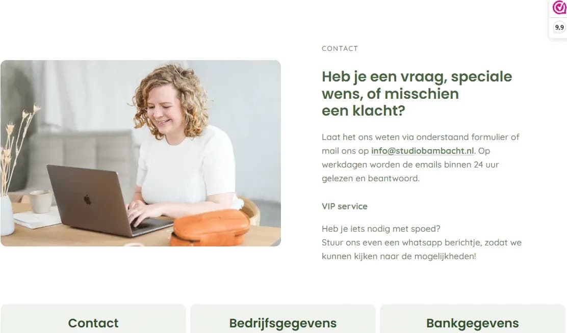 Hoe maak je een contactpagina voor je website die werkt? 9 tips & veel voorbeelden