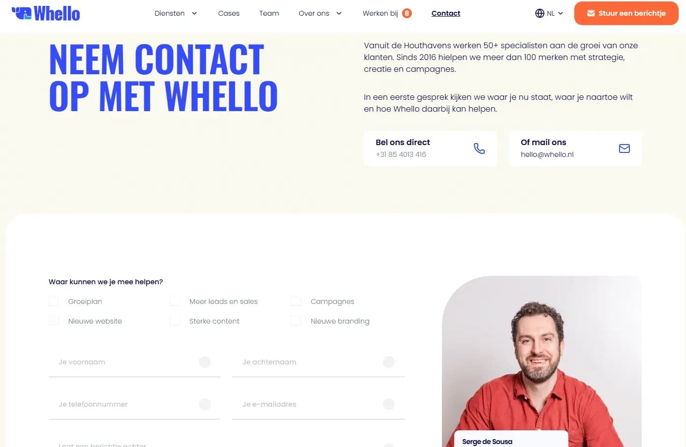 Hoe maak je een contactpagina voor je website die werkt? 9 tips & veel voorbeelden
