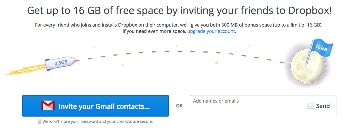 Dropbox growth hacking