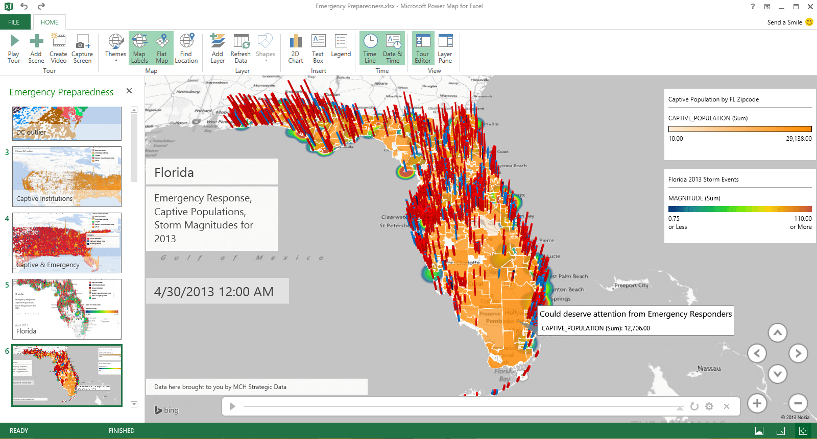 Excel 3D Maps