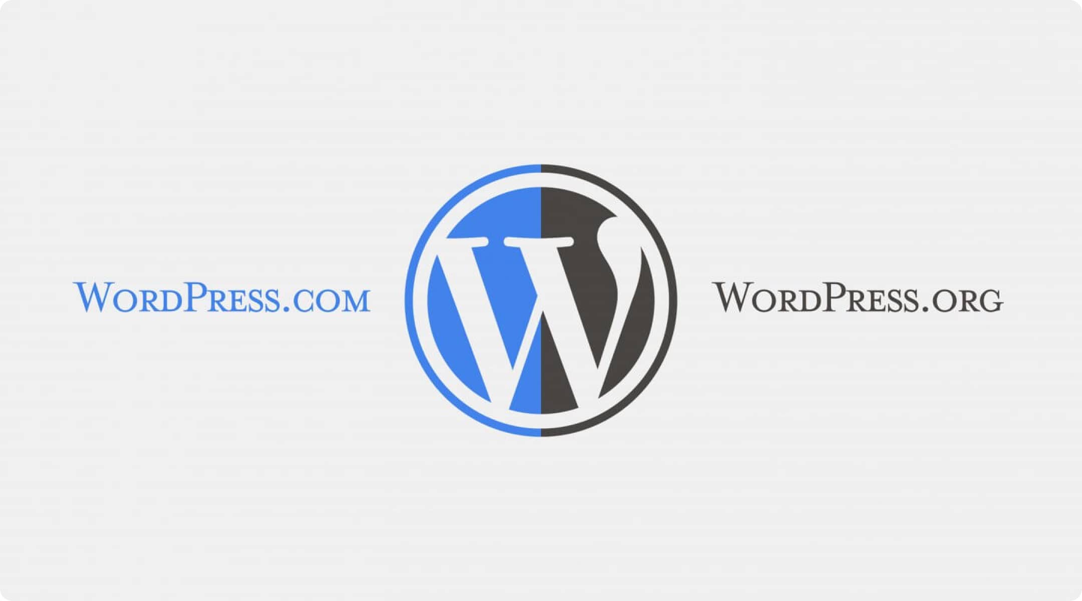 WordPress com vs WordPress org