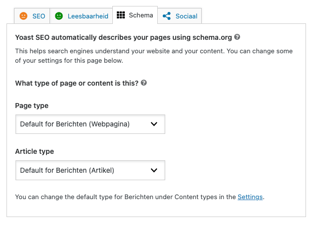 schema markup yoast seo