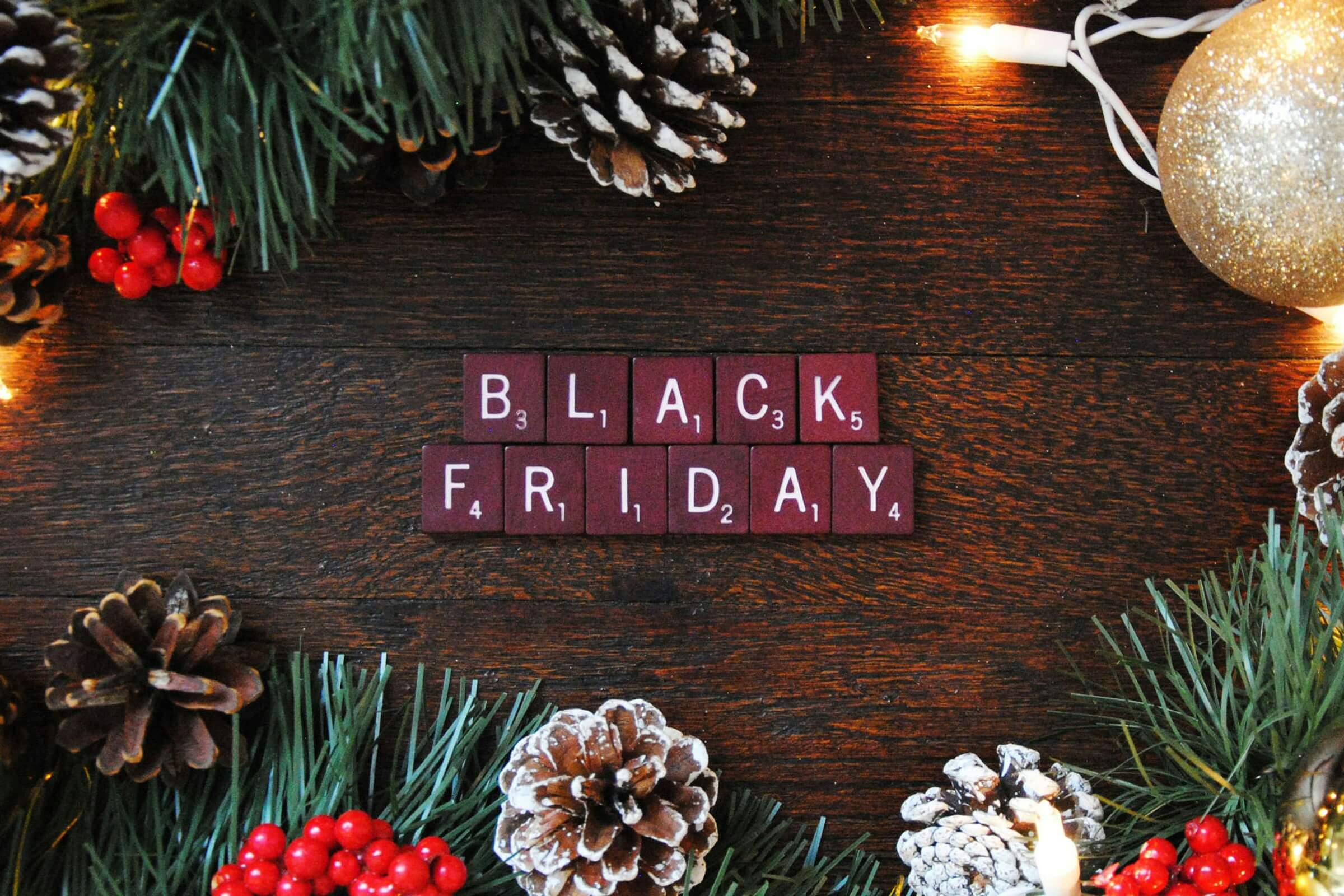 Black Friday en Cyber Monday shopping voor de feestdagen.
