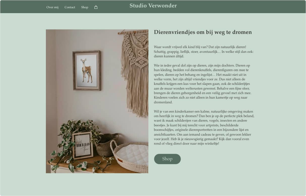 Webhelden screenshot op desktop en mobiel