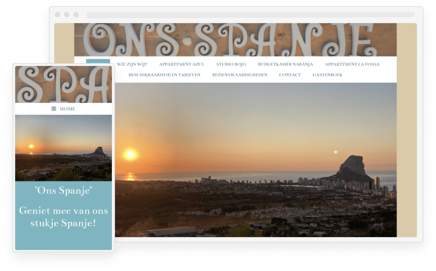 Webhelden screenshot op desktop en mobiel