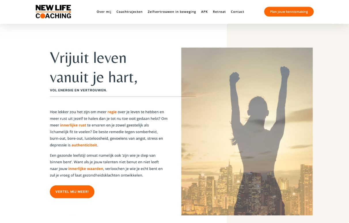 Website van de maand screenshot op desktop en mobiel