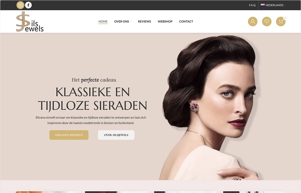 Website van de maand screenshot op desktop en mobiel